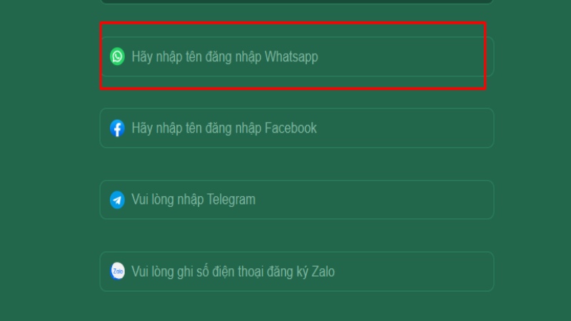 Hoàn thành đăng nhập Whatsapp