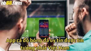 App cá độ bóng đá uy tín được tin tưởng nhất Việt Nam